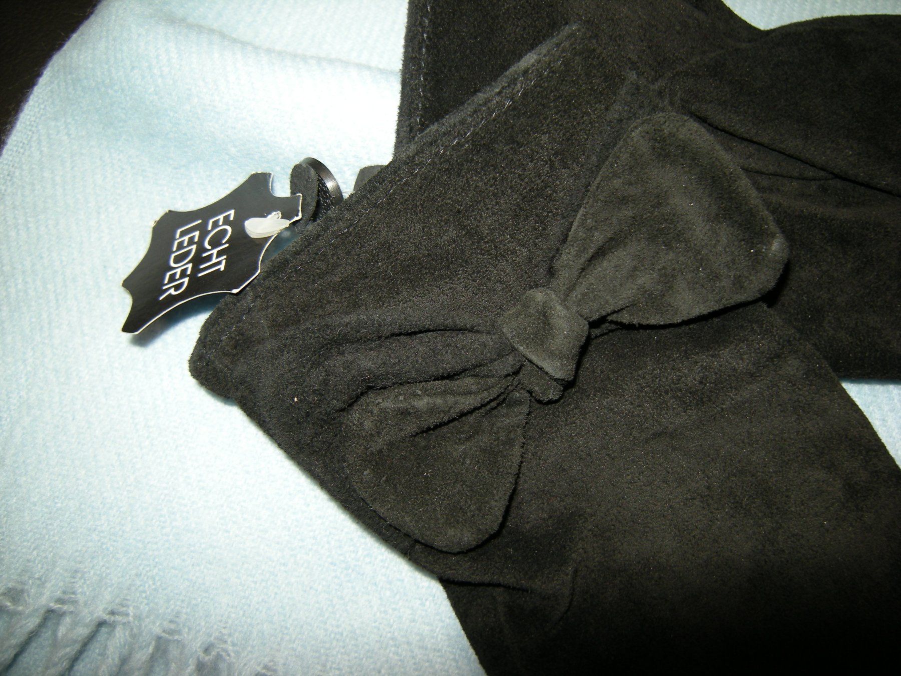 Gants & mitaines : Echt Rauh Leder Handschuhe Gr. M schwarz – Neuf avec emballage d'origine à Holziken par Rupe