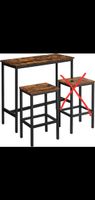 Industrial Style Table and Chair, Great Condition, Sturdy