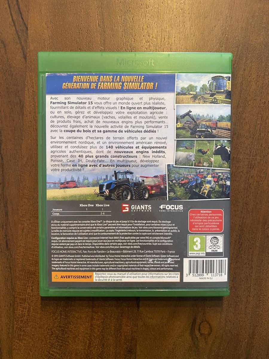 Microsoft Giochi: Farming Simulator 15 für Xbox One – Usato da Thunstetten venduto da Virus_33 2