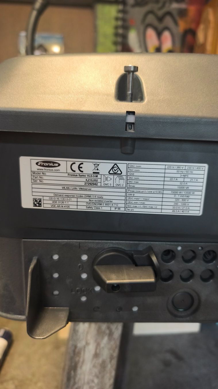 Fronius Wechselrichter: Fronius Symo 15.0-3-M – Gebraucht aus schiers von n12345 1