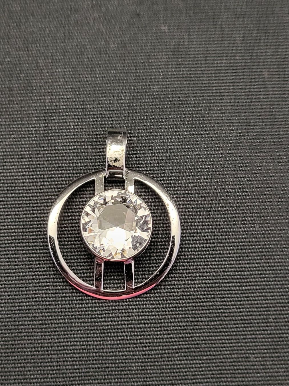 Ciondoli: Silber-Anhänger mit geschliffenem Kristall – Usato da Basel venduto da spinne02 1