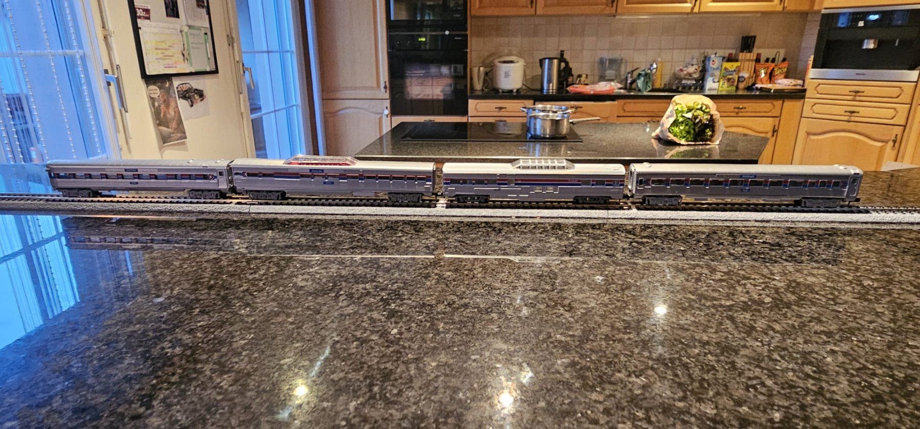 Modellini di ferrovie: Amtrak Personenwagen Set Spur N – Usato da algetshausen venduto da Jactrebo
