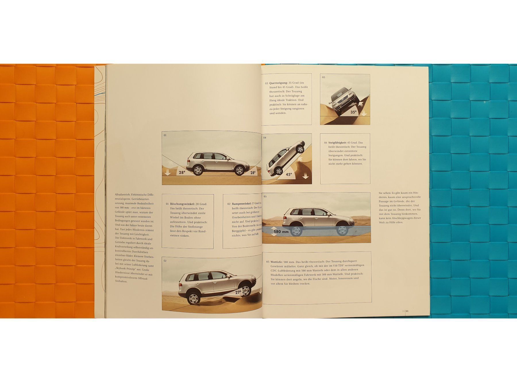 Riviste & Magazine: VW TOUAREG 2005 - Prospekt / Katalog – Usato da Viganello venduto da CARLiteratur 7