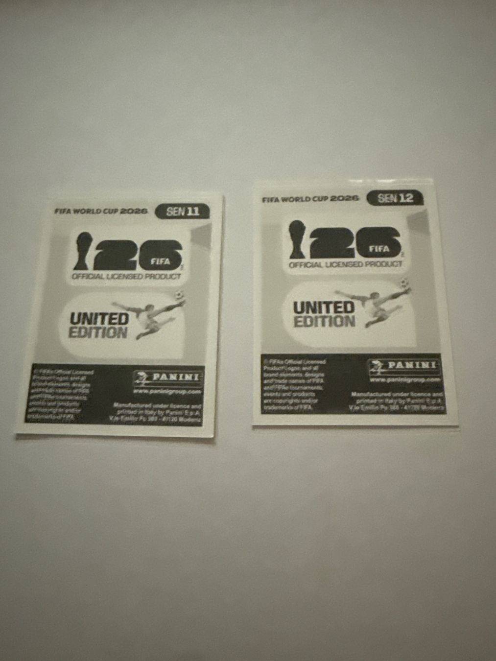 Panini Sammelbilder & Trading cards: SEN 11,12 – Neu und originalverpackt aus Savigny von Kinderboutique