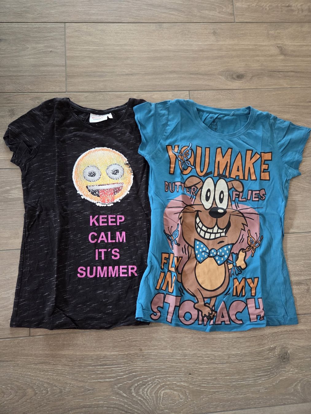 Blusen, T-Shirts & Tops: 2x T-Shirt Gr.158/164 – Gebraucht aus Brügg BE von Delfin79 1