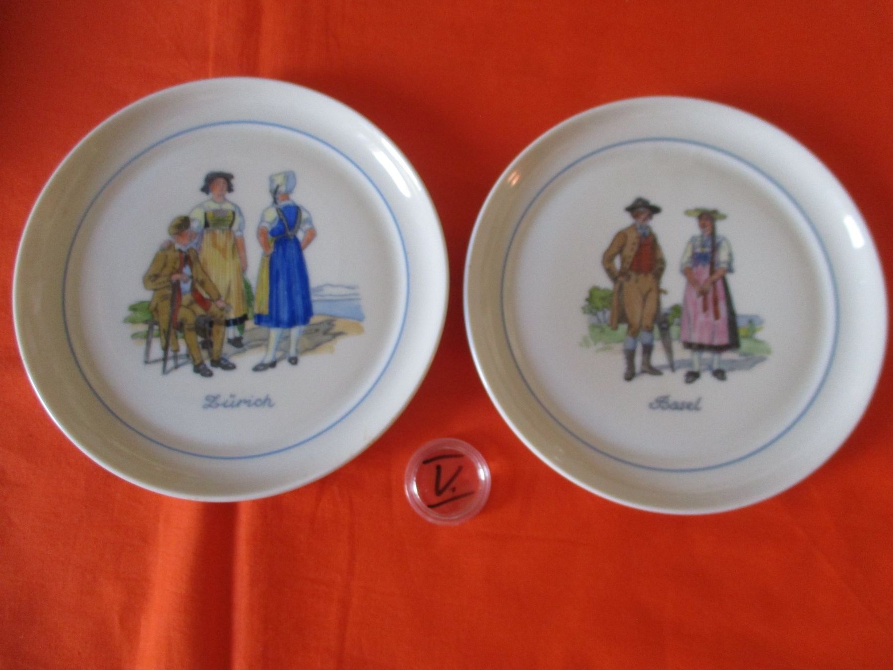Teller: Langenthal Teller, Trachten 1942 / 1945 – Gebraucht aus Birsfelden von alles-muss-raus