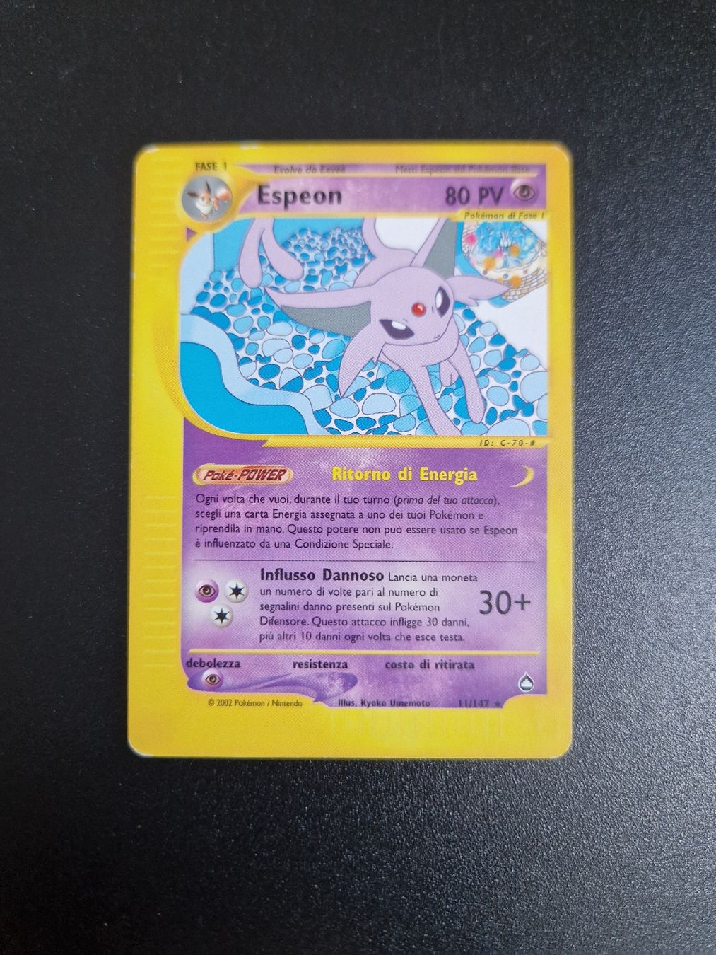Pokémon Carte collezionabili: Espeon aquapolis 🇮🇹  – Nuovo (secondo la descrizione) da Giubiasco venduto da MrGru1992