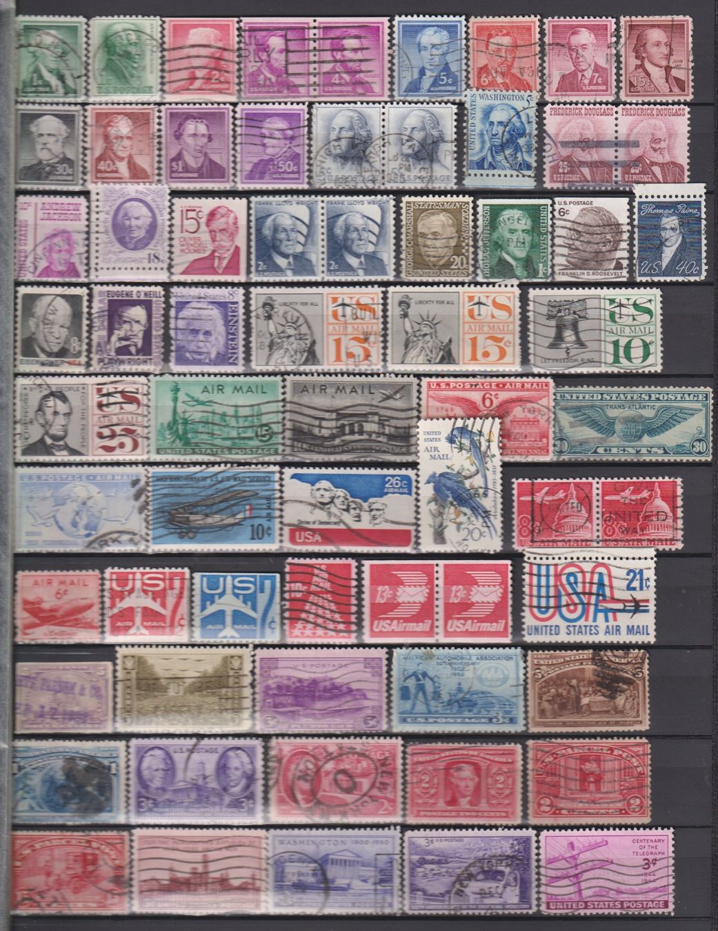 Tous les timbres: Lot, Sammlung USA. Gestempelt. – D'occasion à Koblenz par Boerse6 2