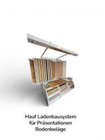 Präsentationsregal Hauf Ladensysteme mit Beleuchtung