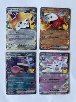 30th Celebration ex Lot Gengar Sylveon Jirachi Fuecoco cards
