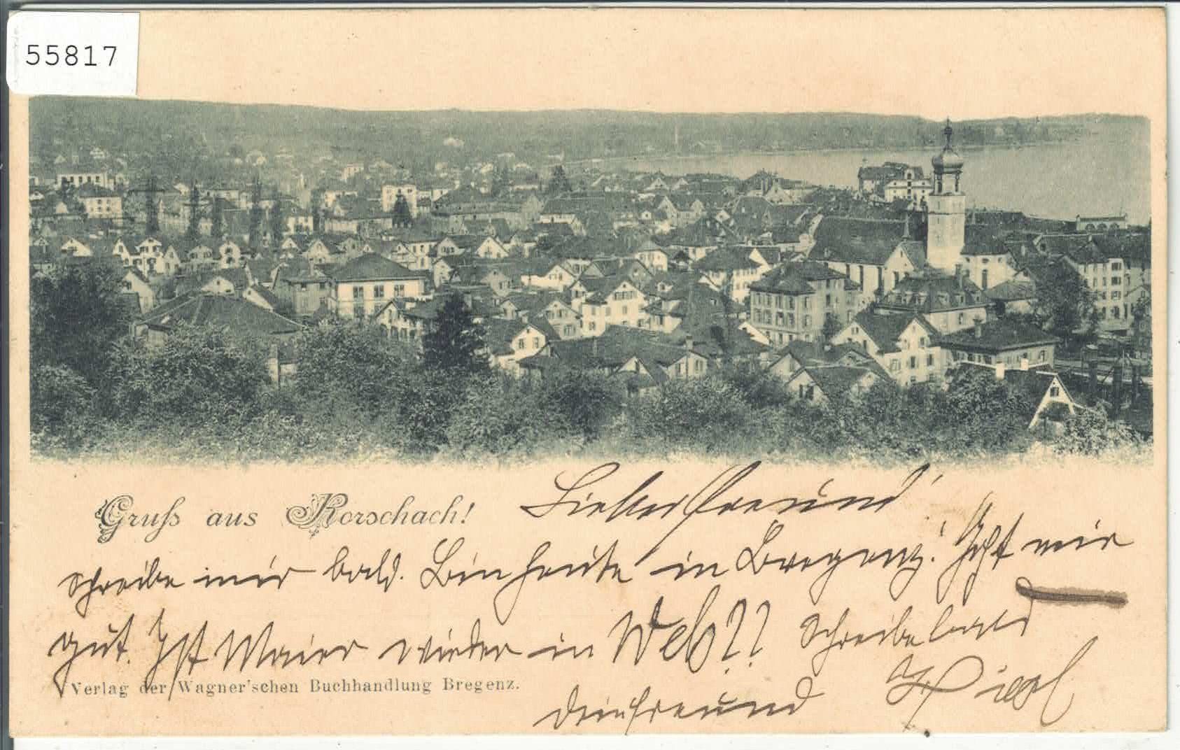 Cartes postales: Gruss aus Rorschach 1898 – D'occasion à Ettingen par Kartenplanet