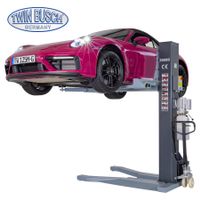 !Gratisversand! 1 Säulen Lift 2.5t Ultraflach Mobil Grau