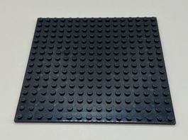 LEGO 16x16 Platte schwarz NEU