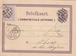 Niederlande GS-Pk mit Zusatzfrankatur