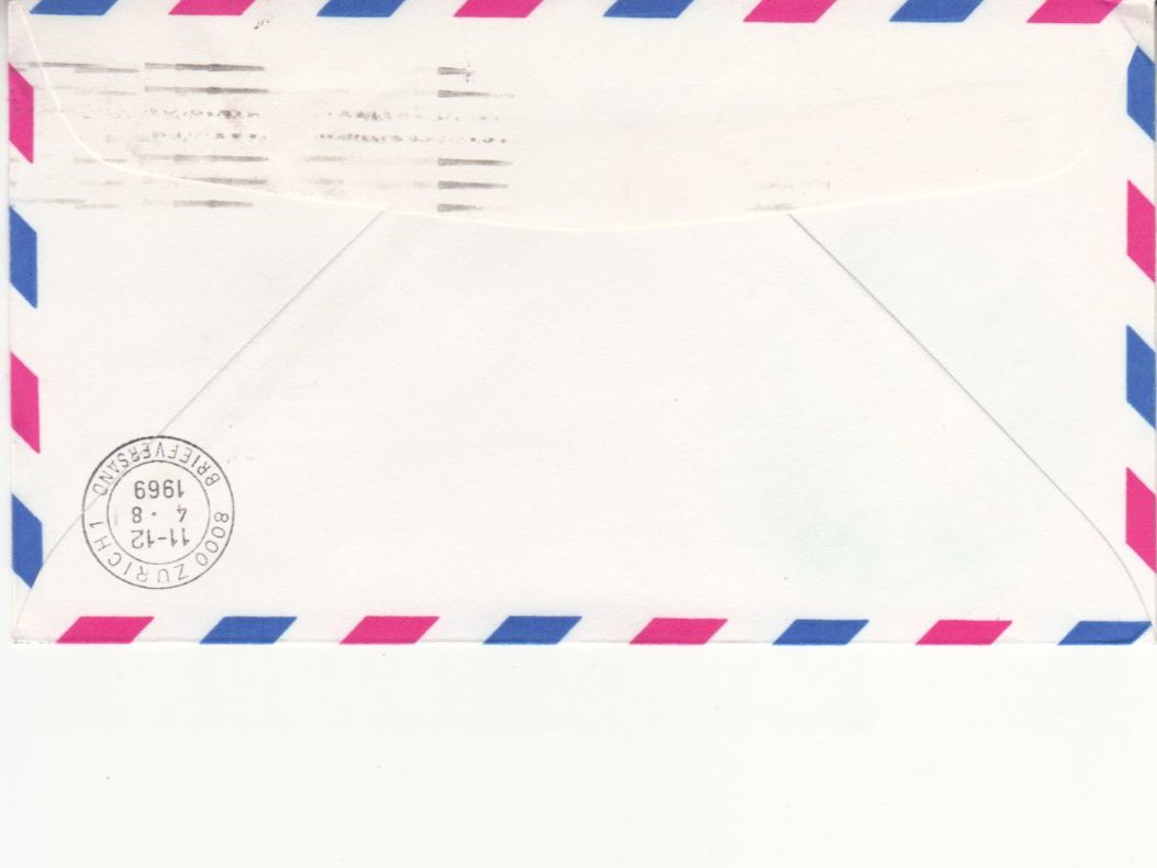 Tutti i francobolli: SLH RF 69.16a Los Angeles-Zürich – Usato da Bürglen TG venduto da StampGraf 1