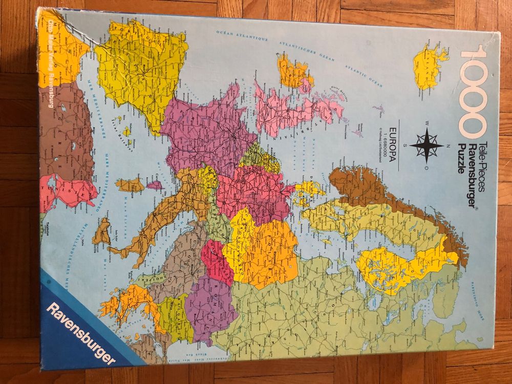 Ravensburger Puzzle 1000 Teile (Europa) (Gebraucht) in Uster für CHF 8 ...
