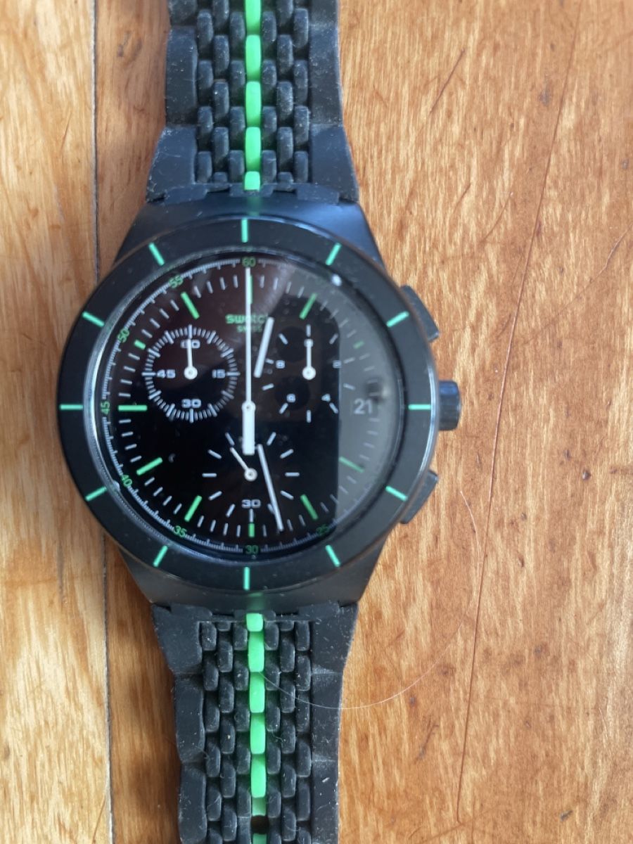 Swatch Montres: Swatch Chrono LASER Track (Susb 409) – Neuf (Voir description) à Wildensbuch par Mangosteen7 3