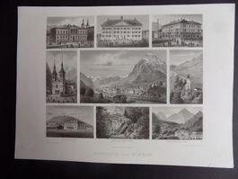 Glarus Souvenirblatt