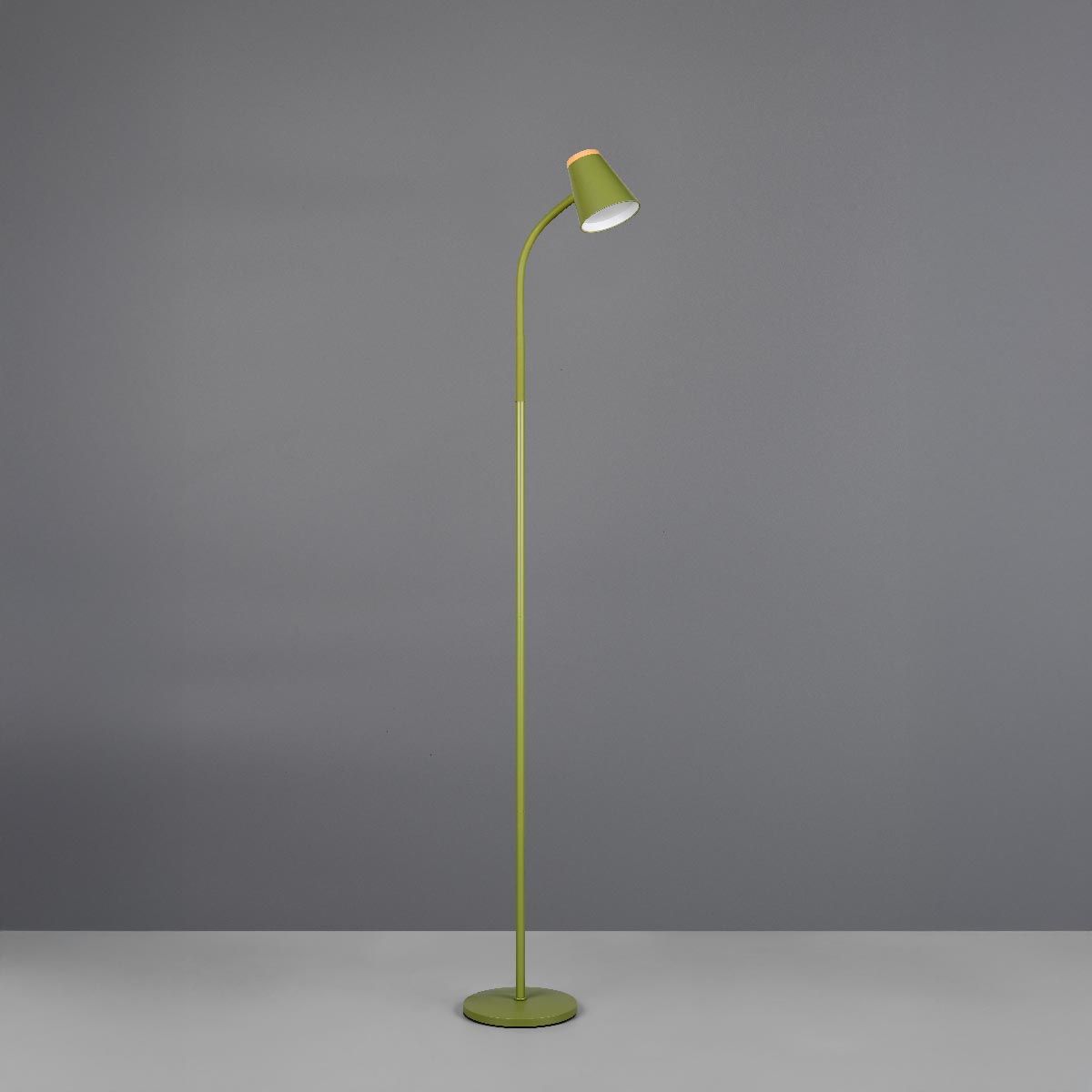 Lampade: LED Stehleuchte, Grün, 145 cm Höhe – Nuovo (secondo la descrizione) da Kreuzlingen venduto da Smart-Light 3