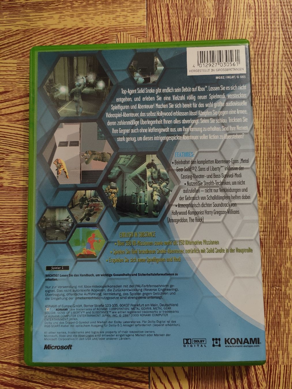 Spiele: Metal Gear Solid 2 Substance  – Gebraucht aus Liestal von bebbi1989 1