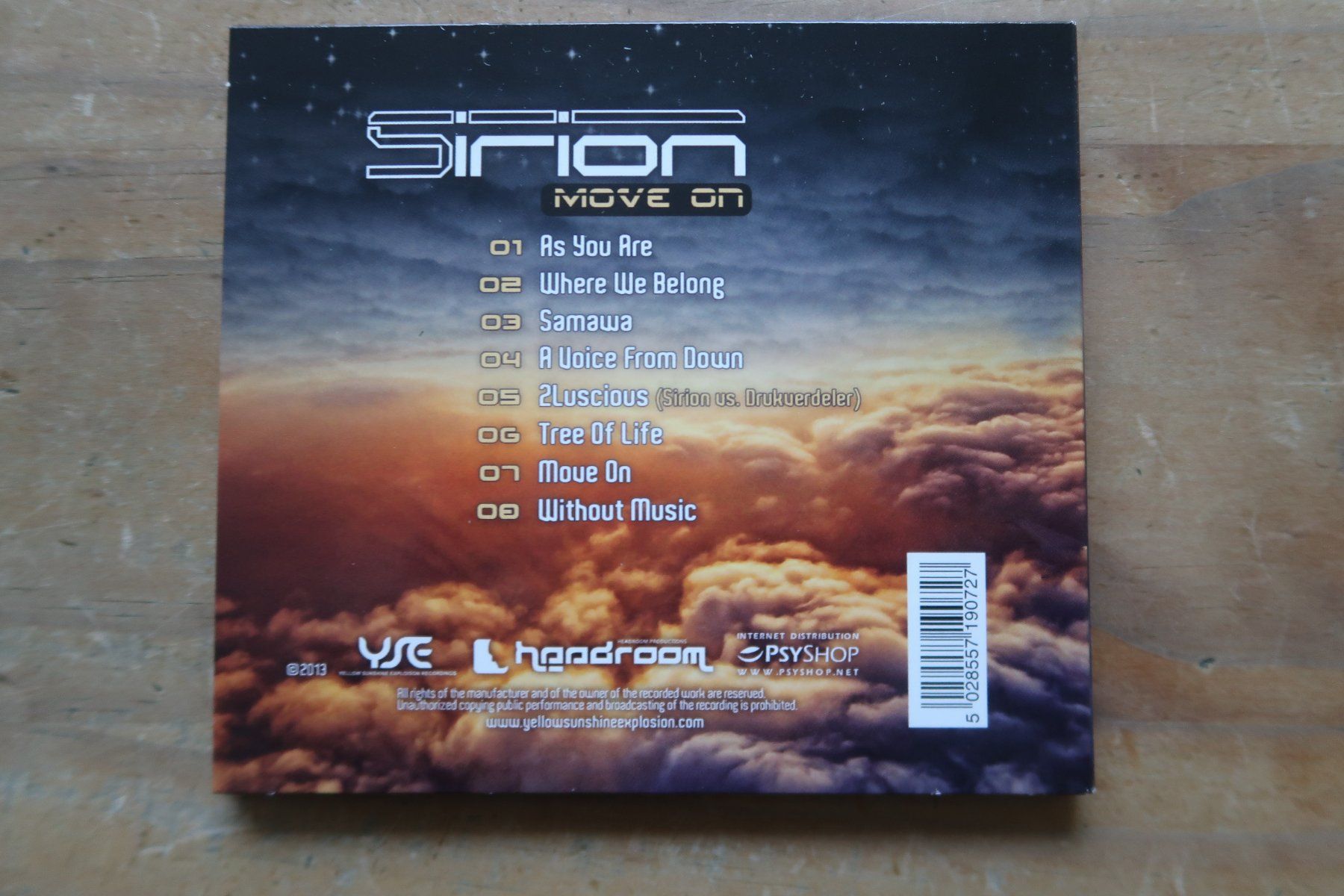 CD: SIRION - MOVE ON - CD – Usato da Basel venduto da Patiscat 1