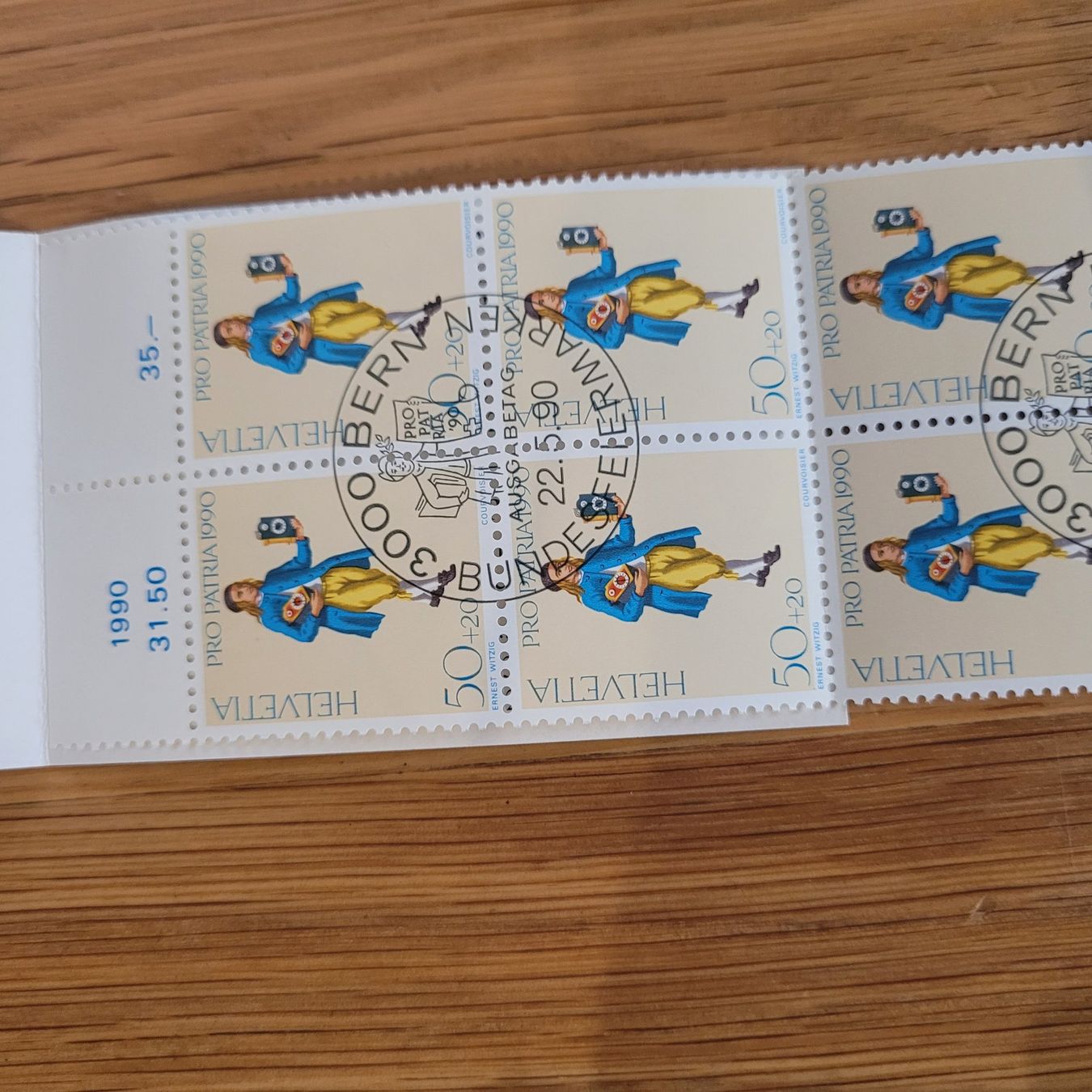 Tous les timbres: Markenheftchen Carnet De Timbre pro Patria 1990 – D'occasion à Biel/Bienne par Destockweb 3