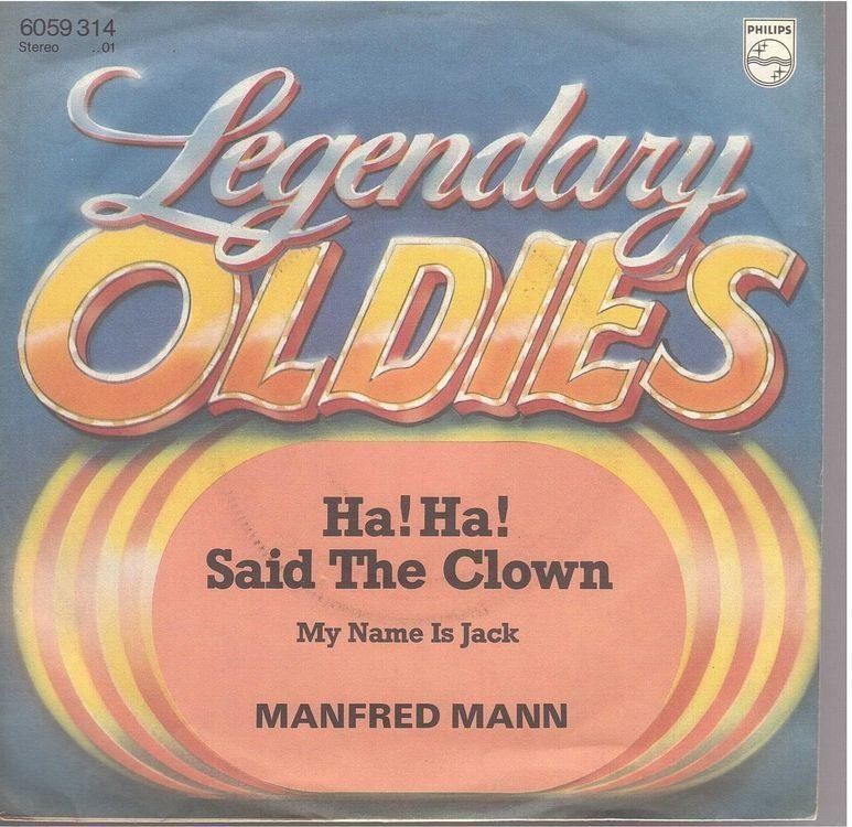 Dischi in vinile: Manfred Mann  --  Ha Ha said the Clown   Single7 – Usato da Rheinau venduto da asteng