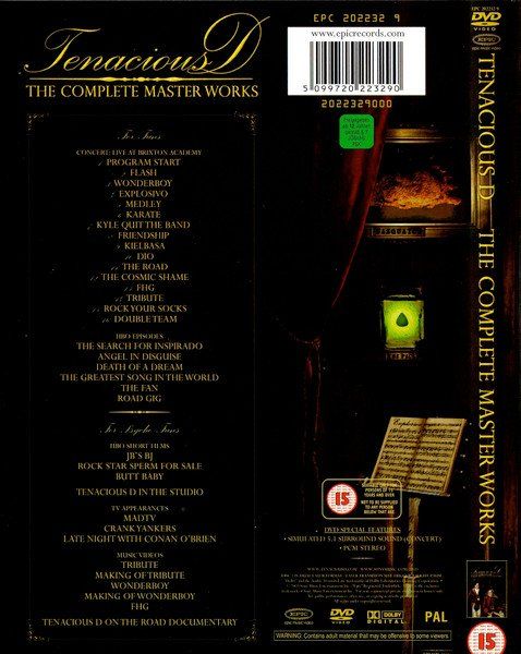 Tous les DVDs: Tenacious D: Complete Master Works 2DVD – Neuf avec emballage d'origine à Steinhausen par Vilivinili 1