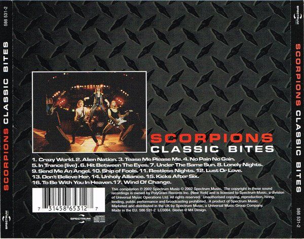 CD: Scorpions – Classic Bites – Usato da Brittnau venduto da Zibu 1