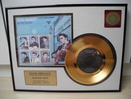 Elvis Presley "Hound Dog" 24 Kt Gold Record Limited 866/2500