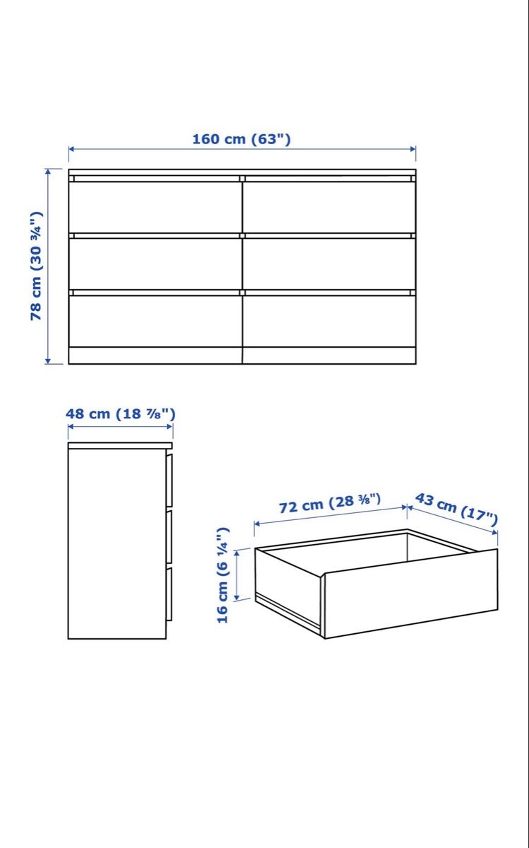 Ikea Cassettiere: MALM IKEA Kommode – Usato da Lyss venduto da Bartlii 3
