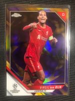 Topps Chrome Virgil Van Dijk Liverpool FC Purple Starball