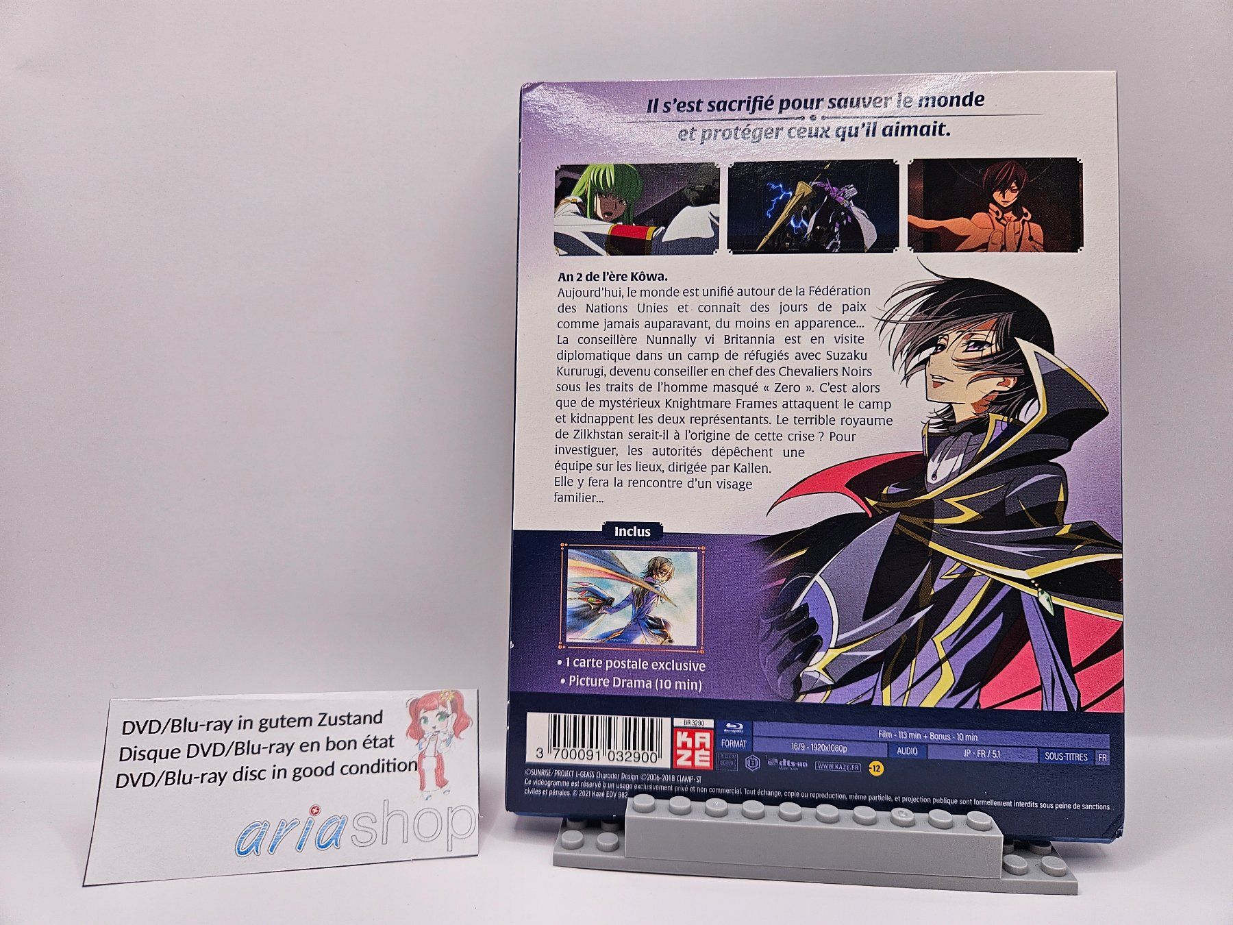 Tutti i DVDs: Code Geass Lelouch of the Resurrection FR / JP Blu-ray – Usato da Hauterive NE venduto da ariashopch 1