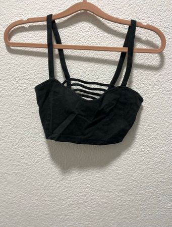 Brandy Melville Top Schwarz, Rückenausschnitt, Sommer ☀️