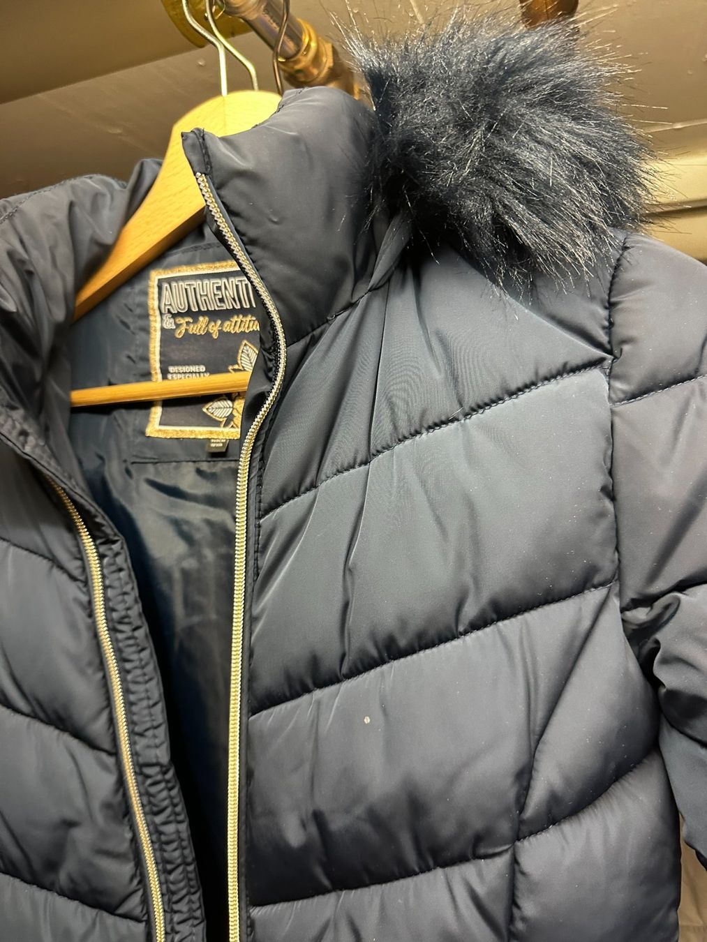 Jacken & Mäntel: Daunenjacke Mädchen Authentic dunkelblau Grösse 140 gebra... – Gebraucht aus Ehrendingen von 71darling 2