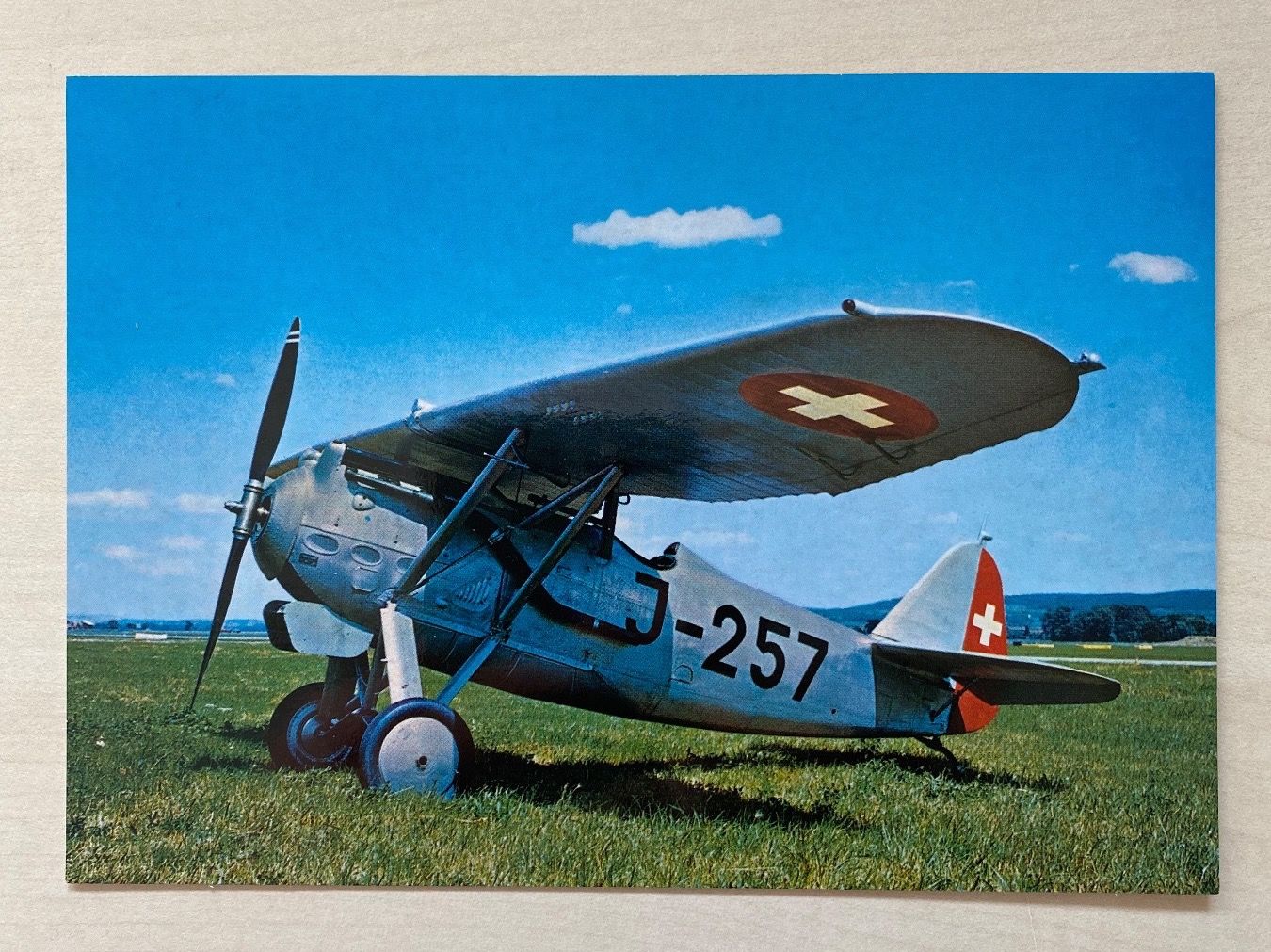 Ansichtskarten: AK - Schweizer Luftwaffe Dewoitine D27 – Gebraucht aus Dübendorf von Stoe26
