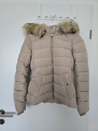ONLY Winterjacke Beige XS mit abnehmbarer Kapuze