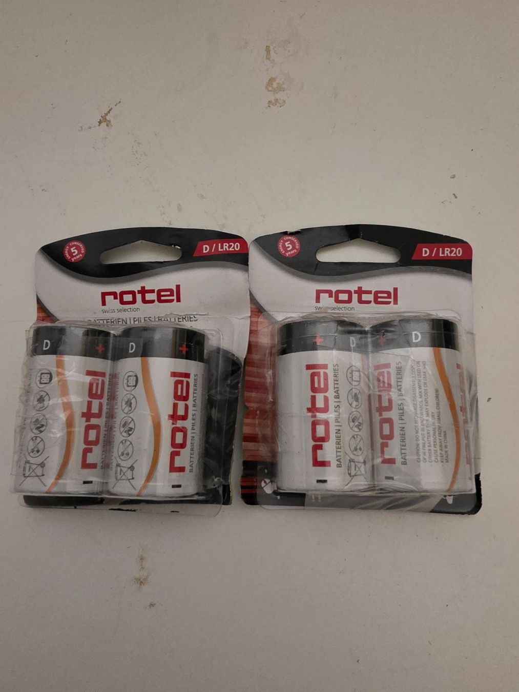 Akkus & Batterien: Batterien 2x2 Stück. D – Neu und originalverpackt aus Thun von Beas-Allerlei