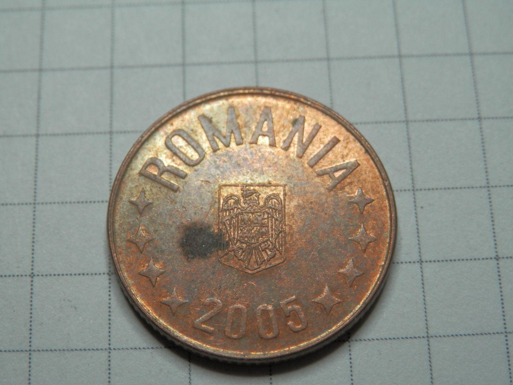 Tutti le monete: Rumänien  5 Bani, 2005 – Usato da Weiach venduto da weiach81