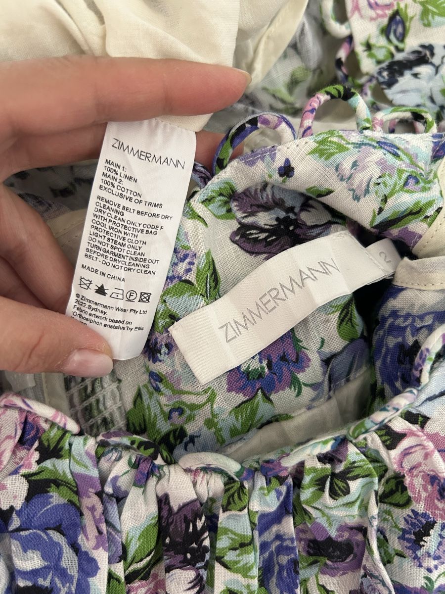 Zimmermann Kleider: Floral Linen Dress – Gebraucht aus St.Josefen von lop_lh8d 4