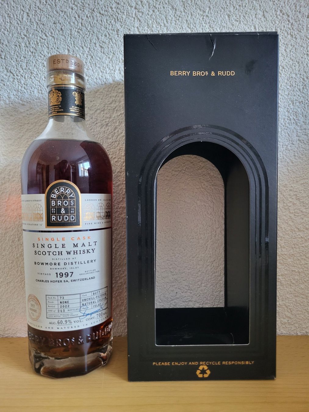 Bowmore Spirituosen: Bowmore 1997 Berry Bros & Rudd – Gebraucht aus Morlon von yan_y92p