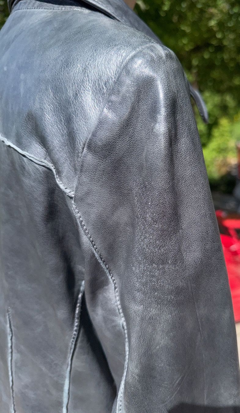 Jacken: Lederjacke Biker-Stil Anthrazit – Gebraucht aus Lostorf von Ka_schmi 3
