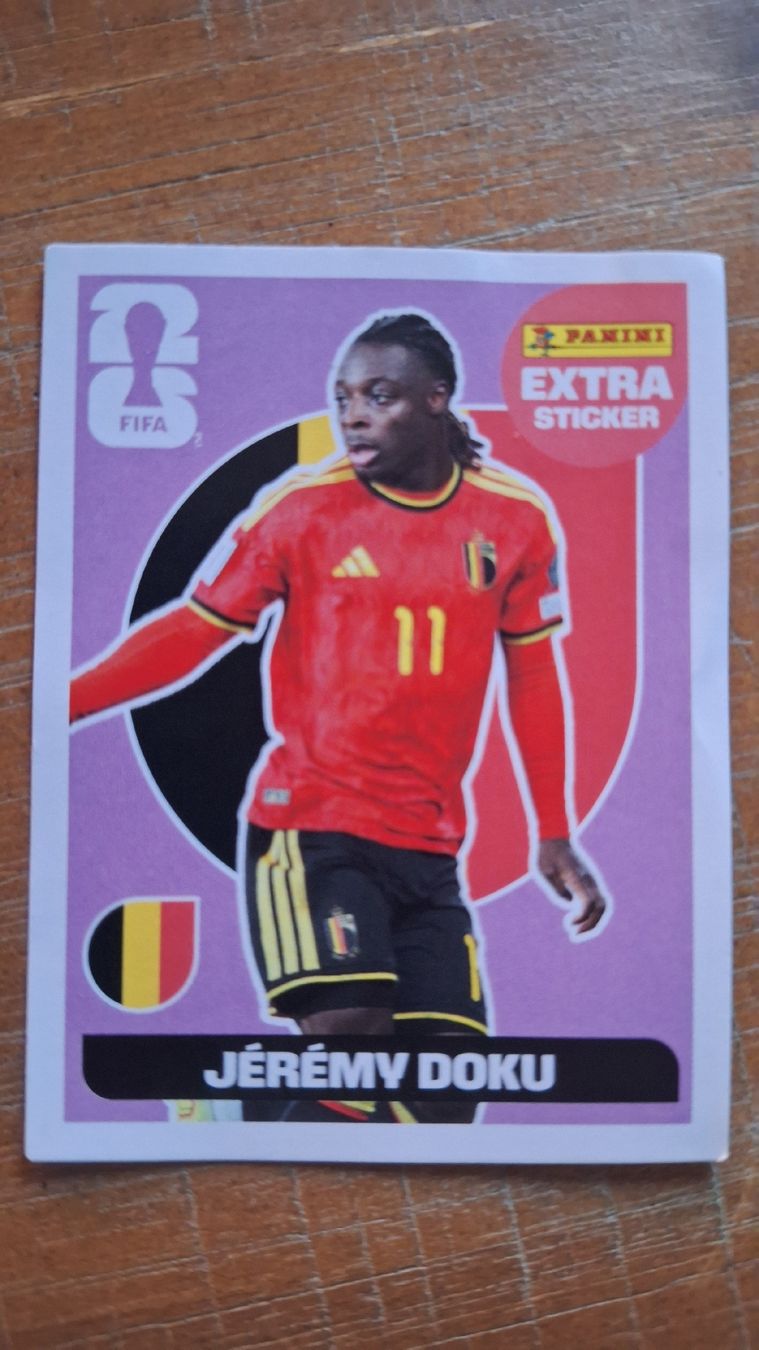 Panini Sammelbilder & Trading cards: Panini Extra Sticker Jeremy Doku Pink – Gebraucht aus Zürich von Vittel6