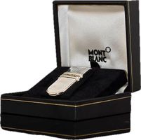 Geldclip Montblanc mit Platinbeschichtung und Perlmutt