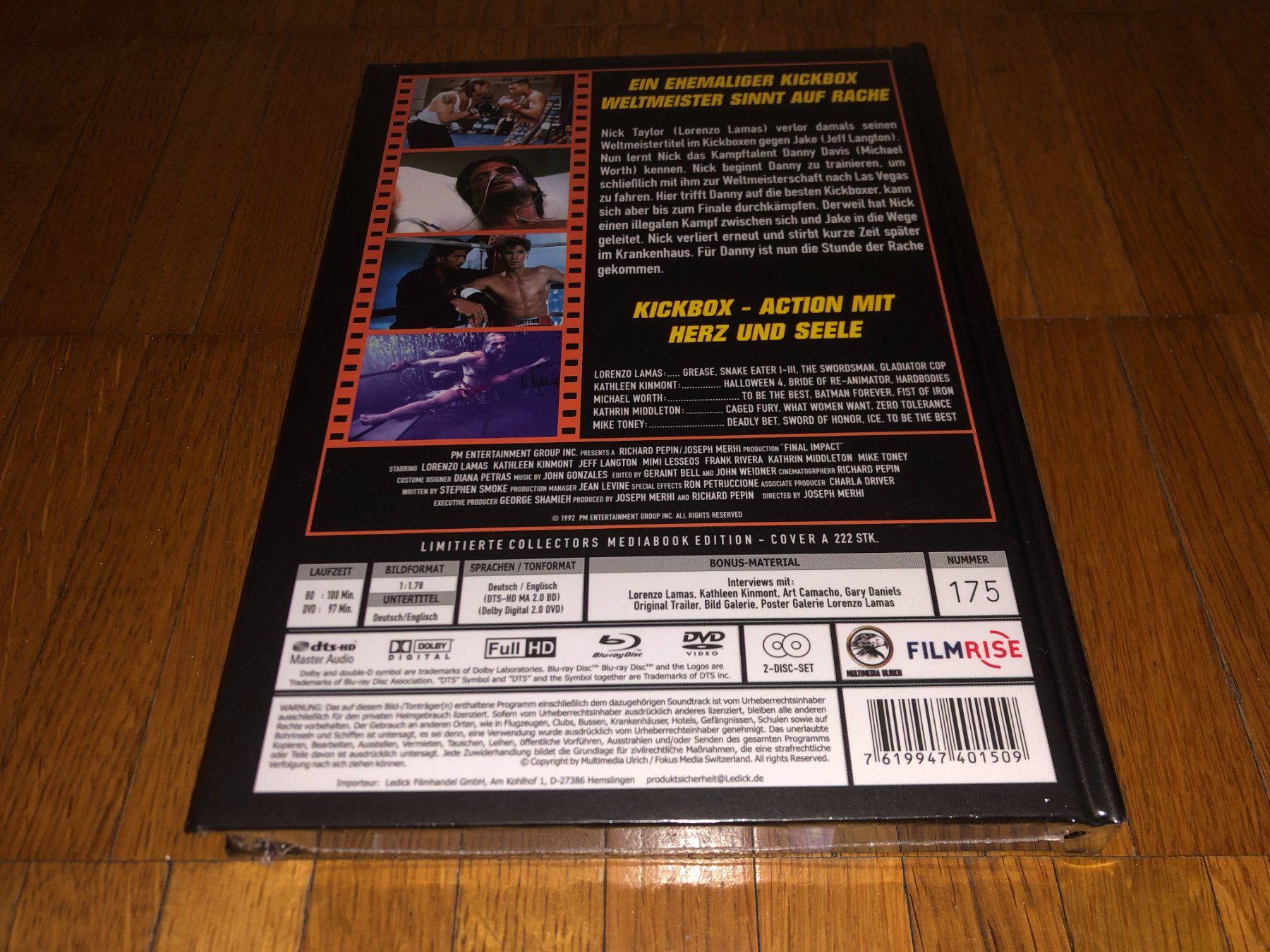 Tutti i DVDs: Final Impact - MEDIABOOK - A - UNCUT – Nuovo e nell'imballaggio originale da Basel venduto da havsok 1