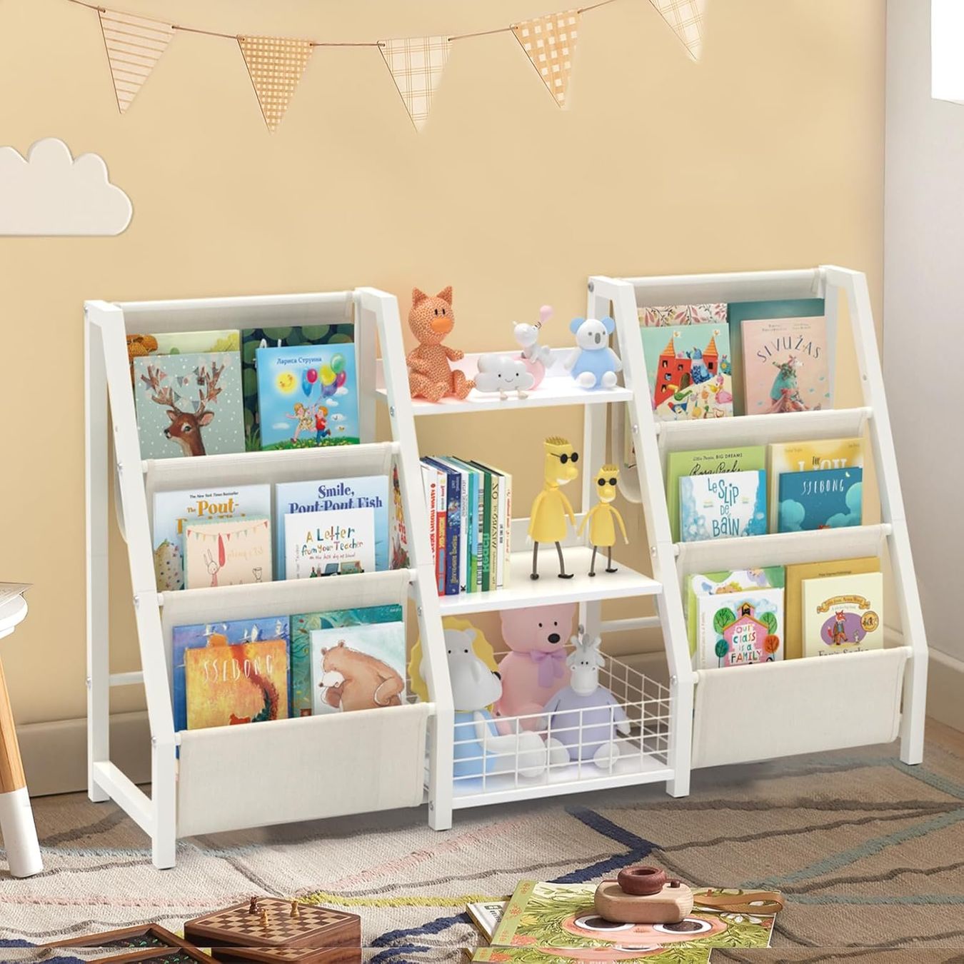 Scaffali: Kinderregal mit 6 Fächern & Spielzeugaufbewahrung – Nuovo e nell'imballaggio originale da Dietikon venduto da Abverkauf10 7