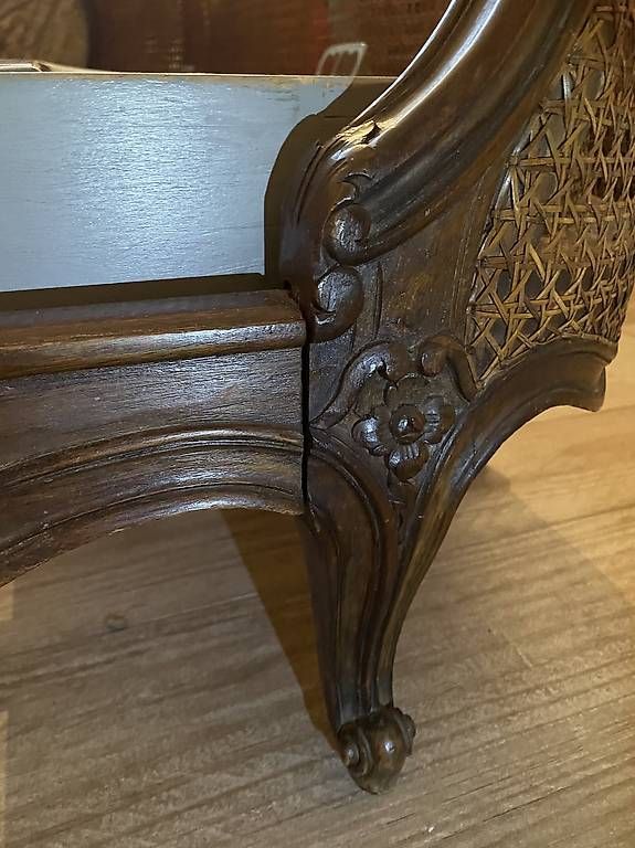 Tische: Letto d'epoca Liberty con paglia di Vienna  originale – Gebraucht aus Lodrino von Kotiukolena 4
