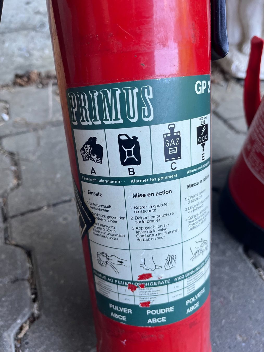 Estintori: 3x Feuerlöscher – Difettoso da Leuggern venduto da Yzerman2 4
