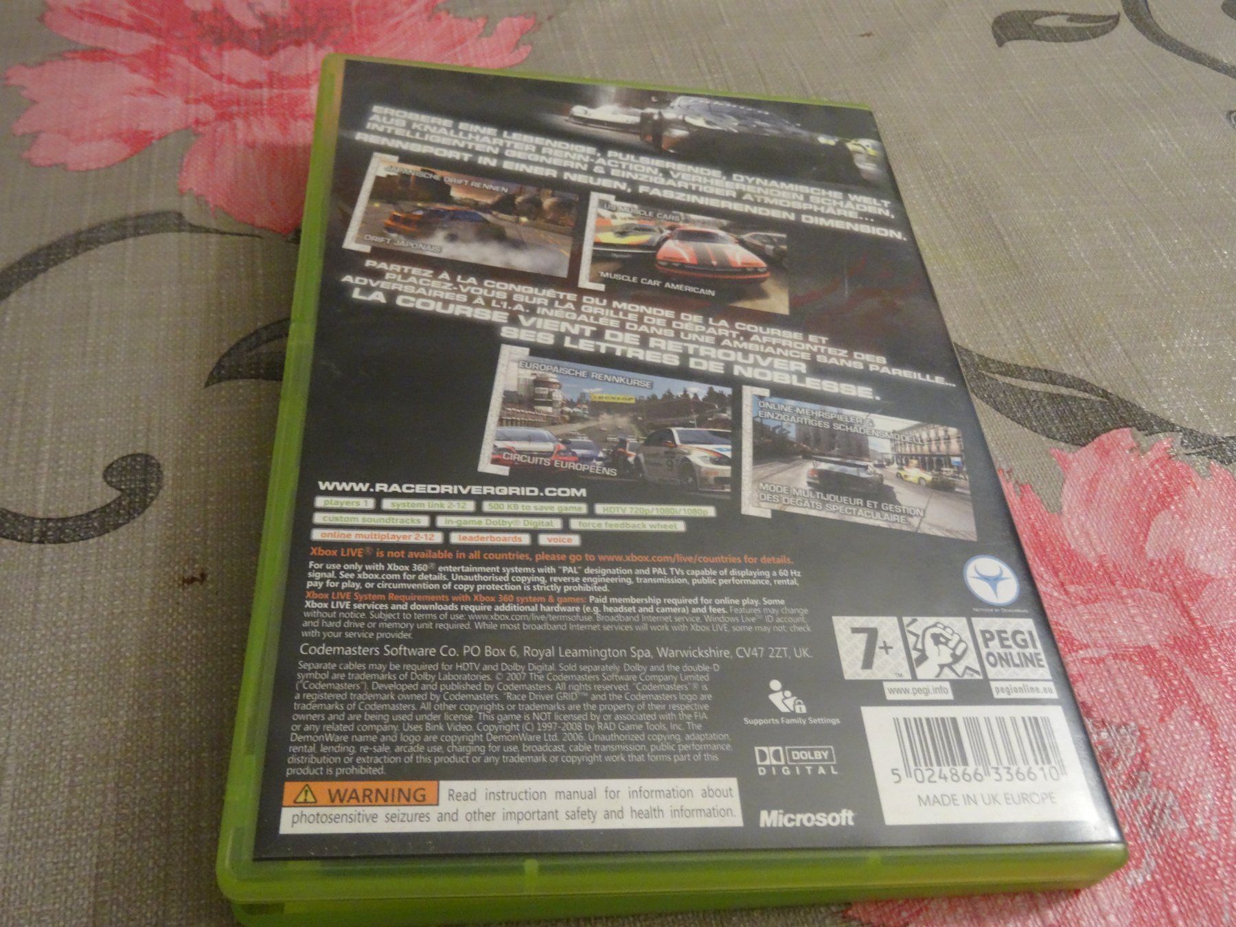 Microsoft Giochi: Xbox 360 Race Driver GRID - – Usato da Olten venduto da Disc-Ausverkauf 2