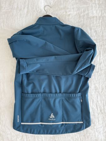 Odlo Radsportjacke blau winddicht neuwertig